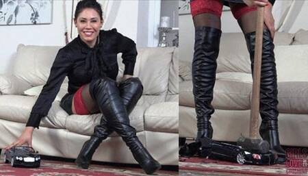 Roxy 1 - Crushing Friend's Toy Car (Close-up) WMV