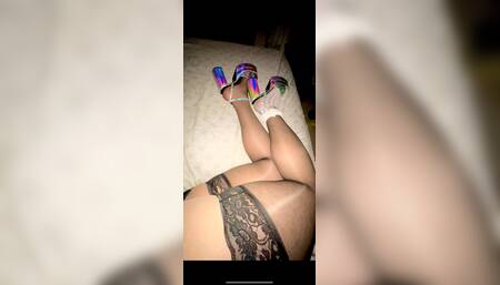 tranny in stockings and pantyhose