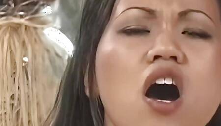 Sharing a Couch with Sensual Asian Sweetie Can T Only End in a Pussy Eating