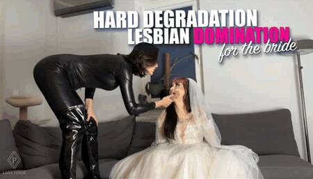 Hard degradation and lesbian domination for the bride - [4K] | Lady Perse, Lunastazja