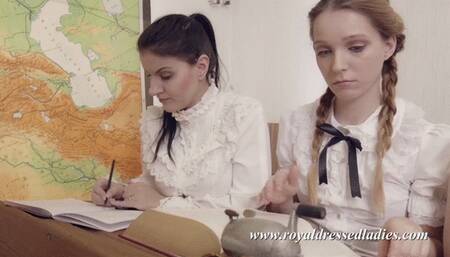 Schoolgirl hard beating on ass Part 1