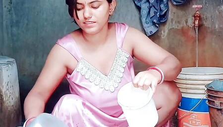 MY BHABHI BATHROOM vlog big tits anal big cock homemade big ass