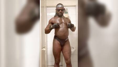 Black Muscle Nippleplay & Edging Cum Session