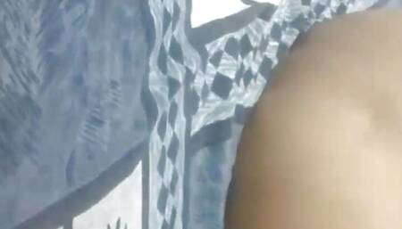 My friend fucking me hard in night