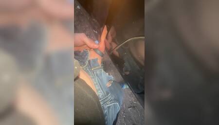 Ball Crushing Between Car Door