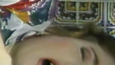 Vintage babe got caught masturbating by BBC