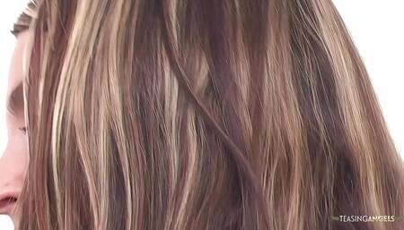 Claudia Adams maturates on her own before her busty BBF joins her for group sex