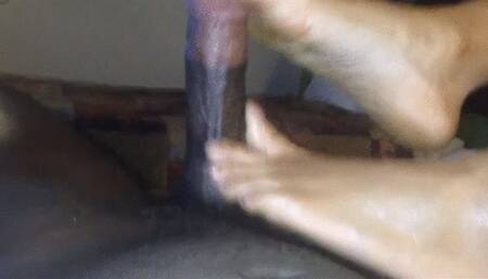 Foot Job From A Stranger While On Vacation