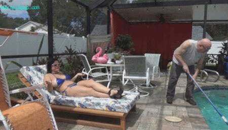 HAUGHTY BIKINI BIMBO TIED UP FOR BOUND ORGASMS WMV_HD