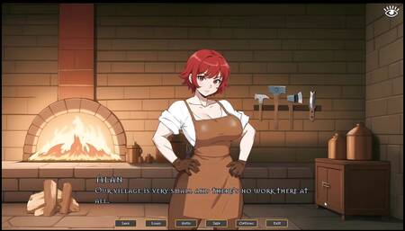 Tomboy Love in Hot Forge Hentai Game Ep.1 she is masturbating while thinking of you !