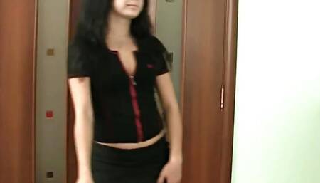 Emo Emily Yoga and Fingering Orgasm