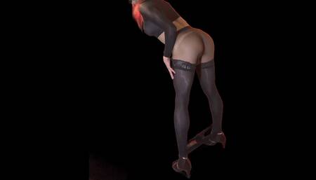 Sissy whore affirming herself