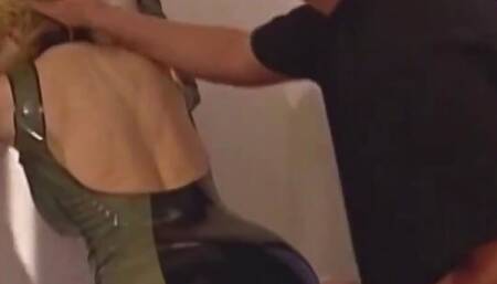 Tight Blonde Has Her Tush Railed by Toys and Her Lips Pounded in Preparation for Anal