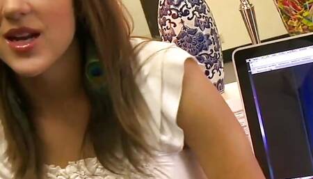 Brunette Kiera King Gets an Interracial Fucking From Big Black Cock.