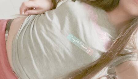 Peeing black pullup before bath time