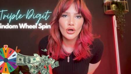 Triple-Digit Findom Wheel Spin