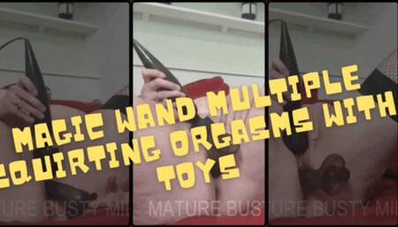 Multiple Squirting Orgasms Wand, Vibrations and Toys 1