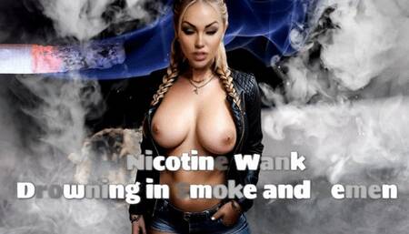 Nicotine Wank in Smoke and Semen mov