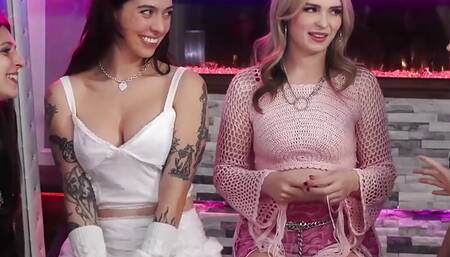 Leah Gotti And Alex Coal Seduce Lilly Bell And Nova Flame