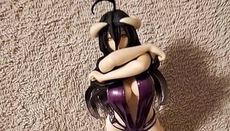 Albedo swimsuit bukkake 2