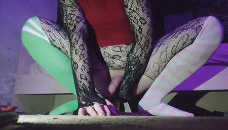 Russian shemale toying anal