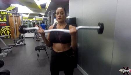 Huge Squirt After My Workout In My Workout Gear (mobile)