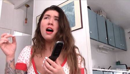 * 854x480p * Cheater Gets Snotty Sneeze Spray Punishment -MOV