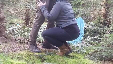 The two of us in the woods!