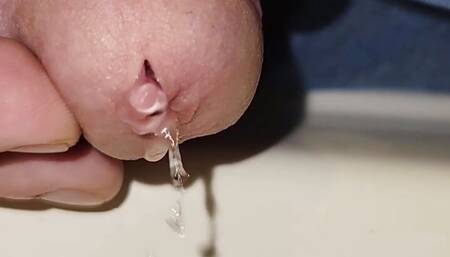 Closeup Pissing in the Sink Compilation