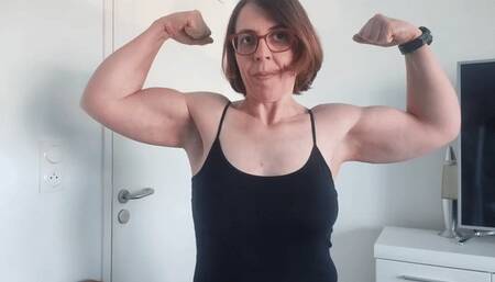 Biceps, pecs, trapezius and back flexion - Flexion de biceps, pecs, trapèzes et dos