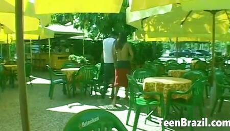 Horny Teen Couple From Brazil Come From Beach to Fuck