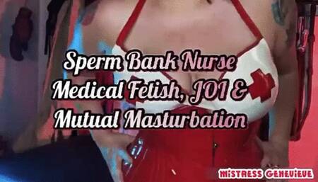 JOI Hot Nurse Medical Fetish Roleplay Cosplay Video- MOV Format