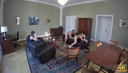 Money for sex scene with magnetic dream girl from Hunt4k