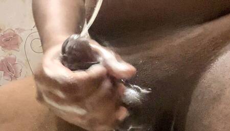 Girlfriend Is Too Far for Sex Have to Masturbate with Massive Cumshots