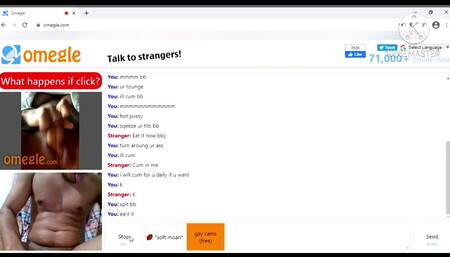 Me Having Omegle Adventures with nymph