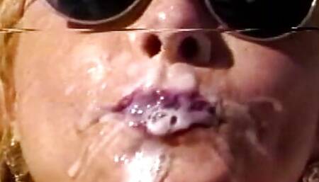 Blonde American babe fucked in the ass