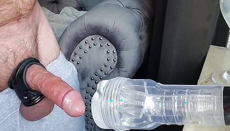 Verbal Masturbator Daddy DILF Pounding His Fleshlight