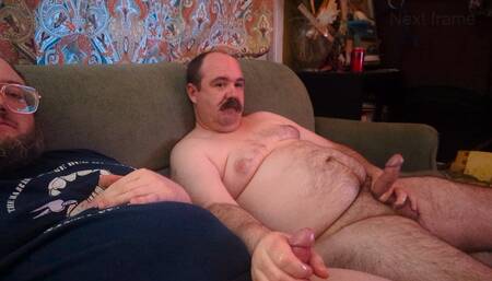 "Pulled Pork" - Mister Moustache Don K Dick jerking hot bear Rusty Piper who shoots cum - cornfedMTdads