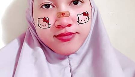 Tsgirl Hijab Maid Cosplay Anal Masturbation