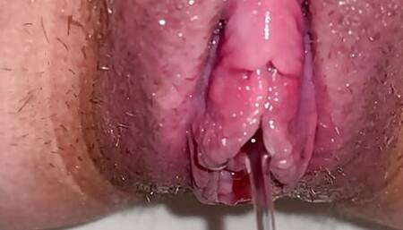 SLOW MOTION Pumped Pussy Piss