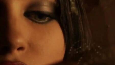 Brunette Belly Dancer Is a Beauty