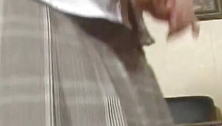 Sweet Blonde Babe Seduces Her Counselor with Her Tits, Ass, and Pussy