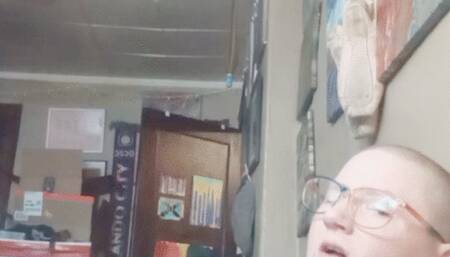 Hitachi wand masturbation session