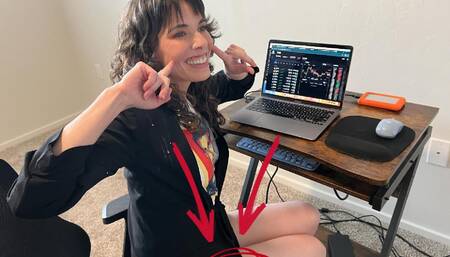 Vera King Learns Crypto Trading, Gets Cum on Face