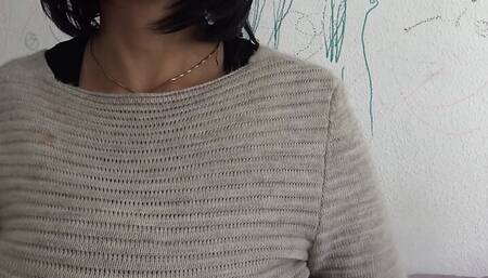 Pregnant French cuckold woman in a suburb in Marseille