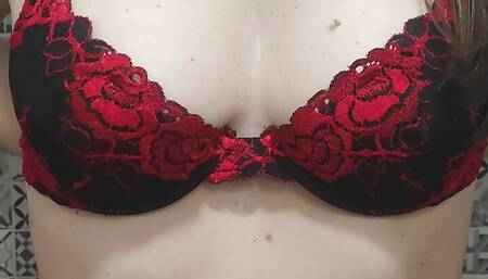 Demona touches her gorgeous tits