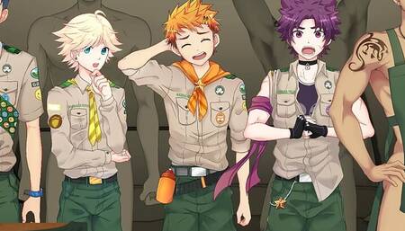 Game: Friends Camp, Episode 24 - Funny memories of Scouts (Russian voice acting)