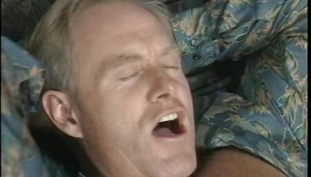 Blonde babe with huge boobs know how to ride a cock pretty well