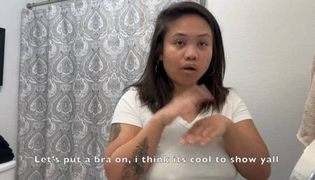 Bra in the bathroom CC