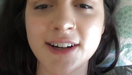 After a Footjob, You Fuck April Hard and Fill Her with Cum